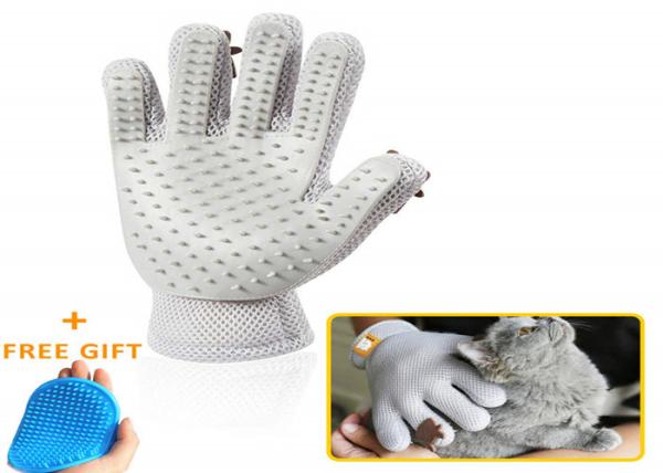 Customized Pet Grooming Gloves For Deshedding Dog Long Hair Removal Comb