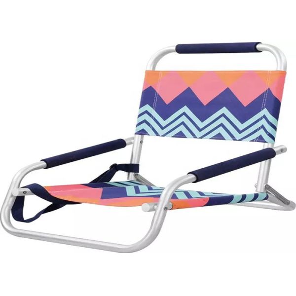 Foldable Metal Frame Camping Beach Seat With Shoulder 600 X  300D