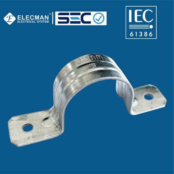 A correia elétrica da canalização do furo do IEC 61386 EMT 2 zinca o aço chapeado