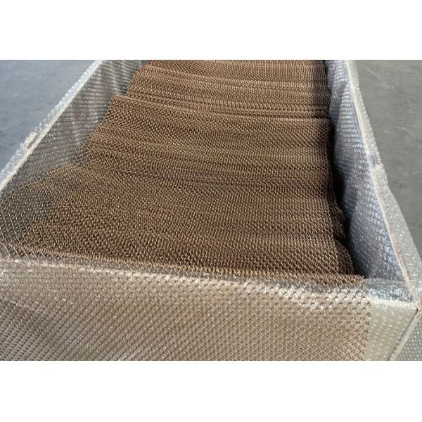 Maille de décoration de chaîne en aluminium de couleur bronzée de longueur de la taille 0.6M 170M pour le rideau