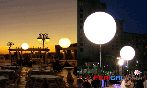 Надувный светодиодный световой шарик мощностью 800 Вт со штативом: мощная наружная реклама