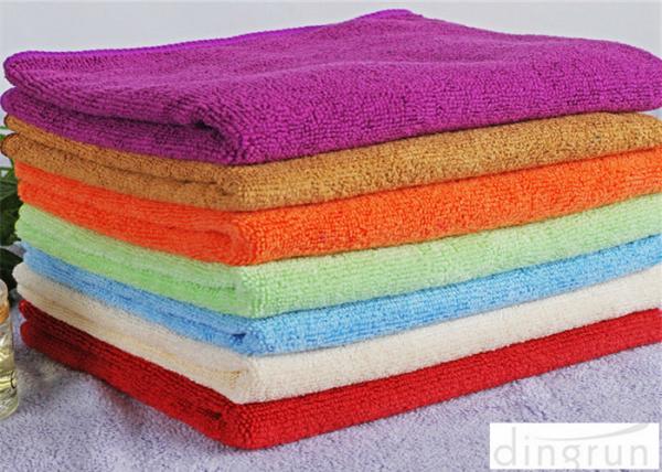 Microfiber Bath Towels Green , Microfiber Cleaning Towel For Home