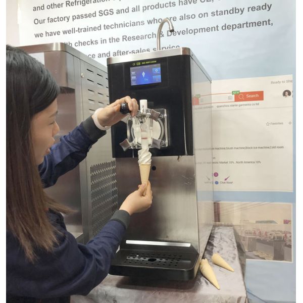 Frozen Acai Machine 35-40l/h Single Flavor Commercial Using Ice Cream Making Machines