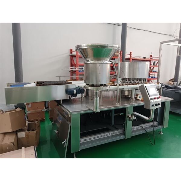 High-Speed Lyophilized Powder Filling Machine (5,000 VPH) Sterile Dosing