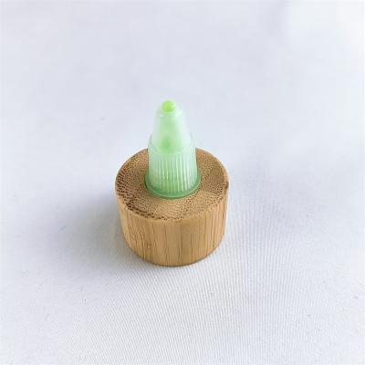 24/410 28/410 Disc Top Caps with Bamboo Collar for Lotion and Cosmetics