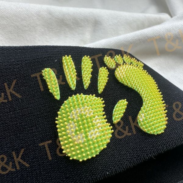 Printed Logo Plain Black Elastic Band Heat Transfer Silicone Brush