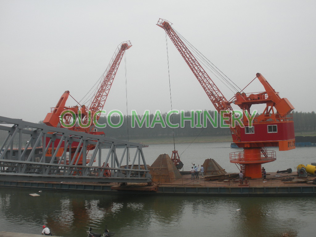 кран заграждения решетки гавани 40t 30m сверхмощный