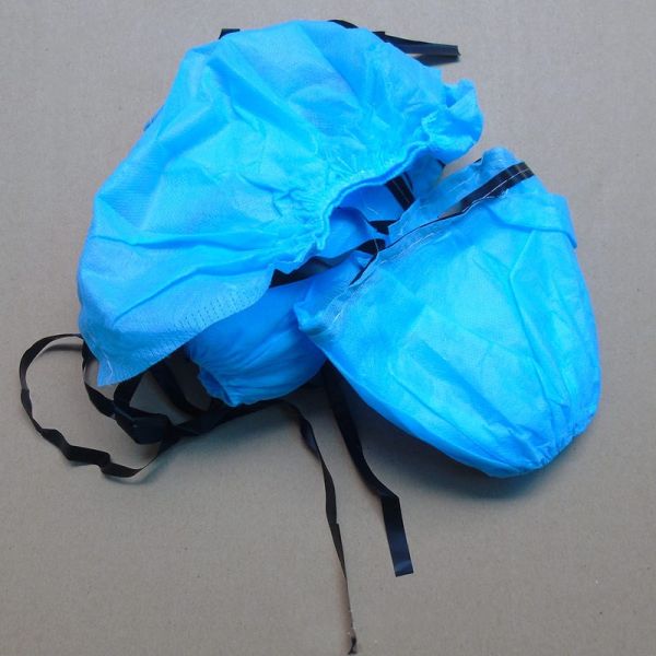 Голубая крышки ботинка PP не сплетенная лента устранимой ESD проводная связанная