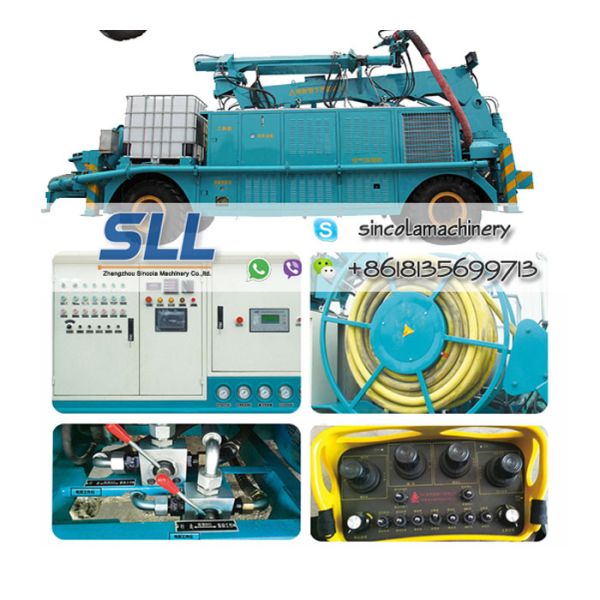 Stability concrete spraying shotcrete machine for sale convey cylinder with long stroke