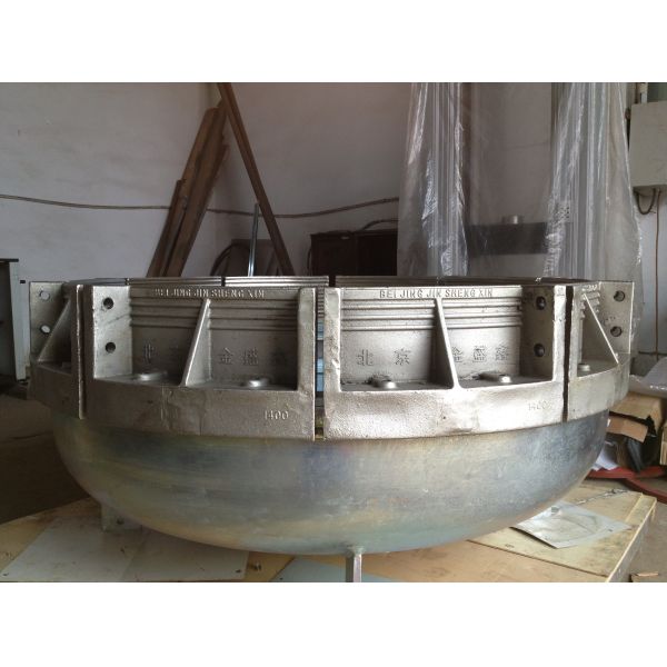 крышки конца металла 1400мм для трубы, крышки конца оборудования для испытаний гидравлического давления