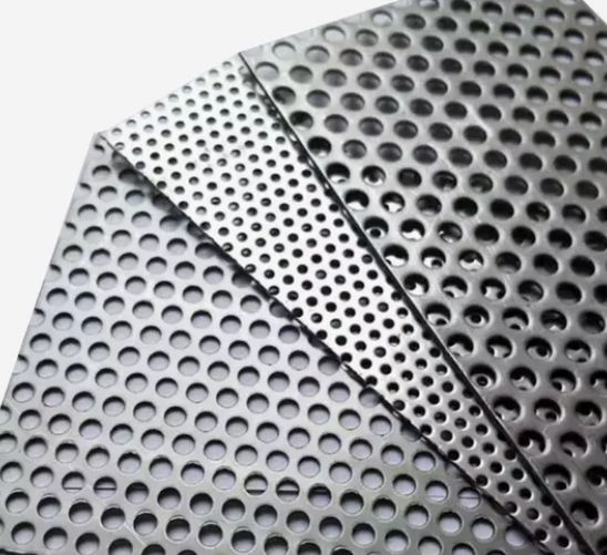 304 316 Stainless Steel Perforated Round Hole Mesh Sheet Punching Metal Mesh