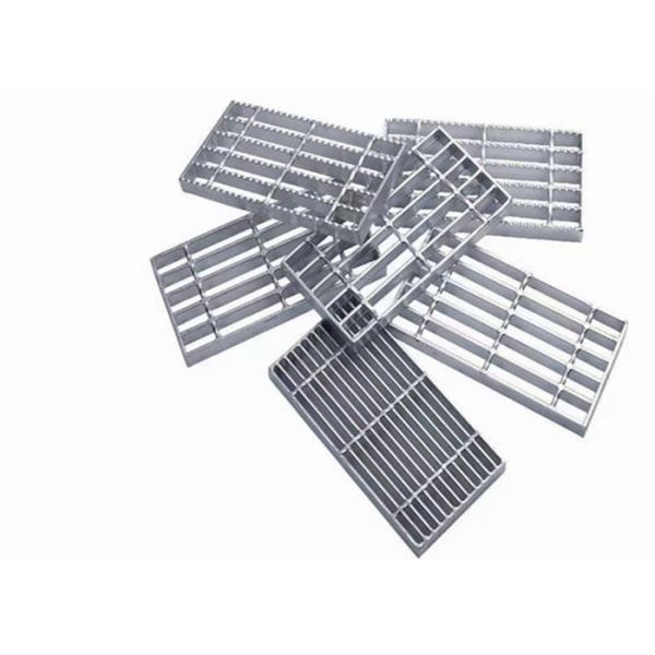 Anti Rust Anti Slip Steel Grating 100mm Serrated Style Hot Dip Galvanized