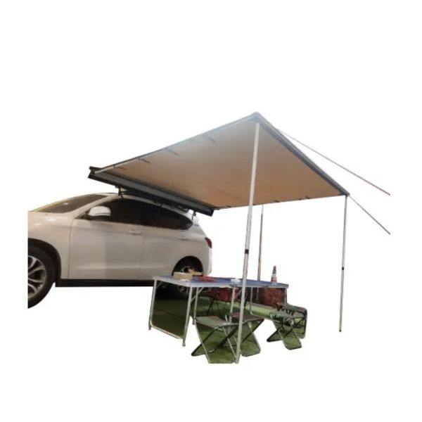 Weatherproof Camping Shelter With Awning Sidewalls And Annex Room