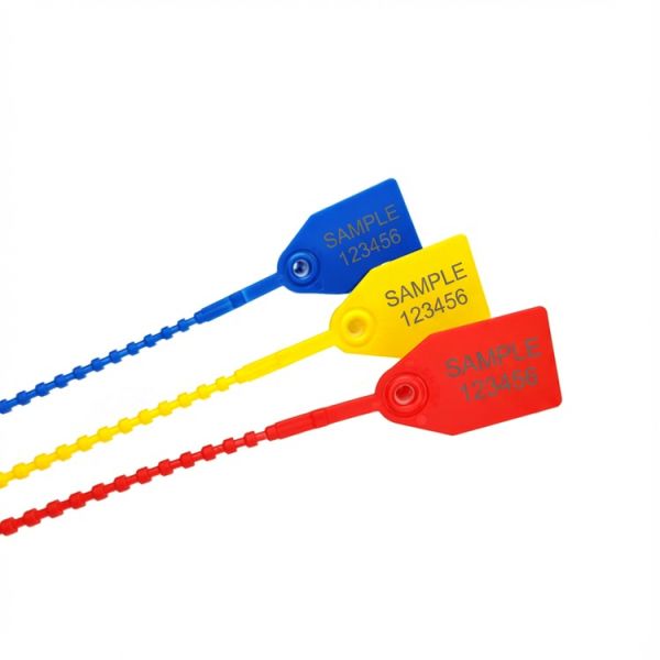 350 mm Length 200 N Tensile Strength Laser Print Plastic Security Tamper Evident Logistics Seal