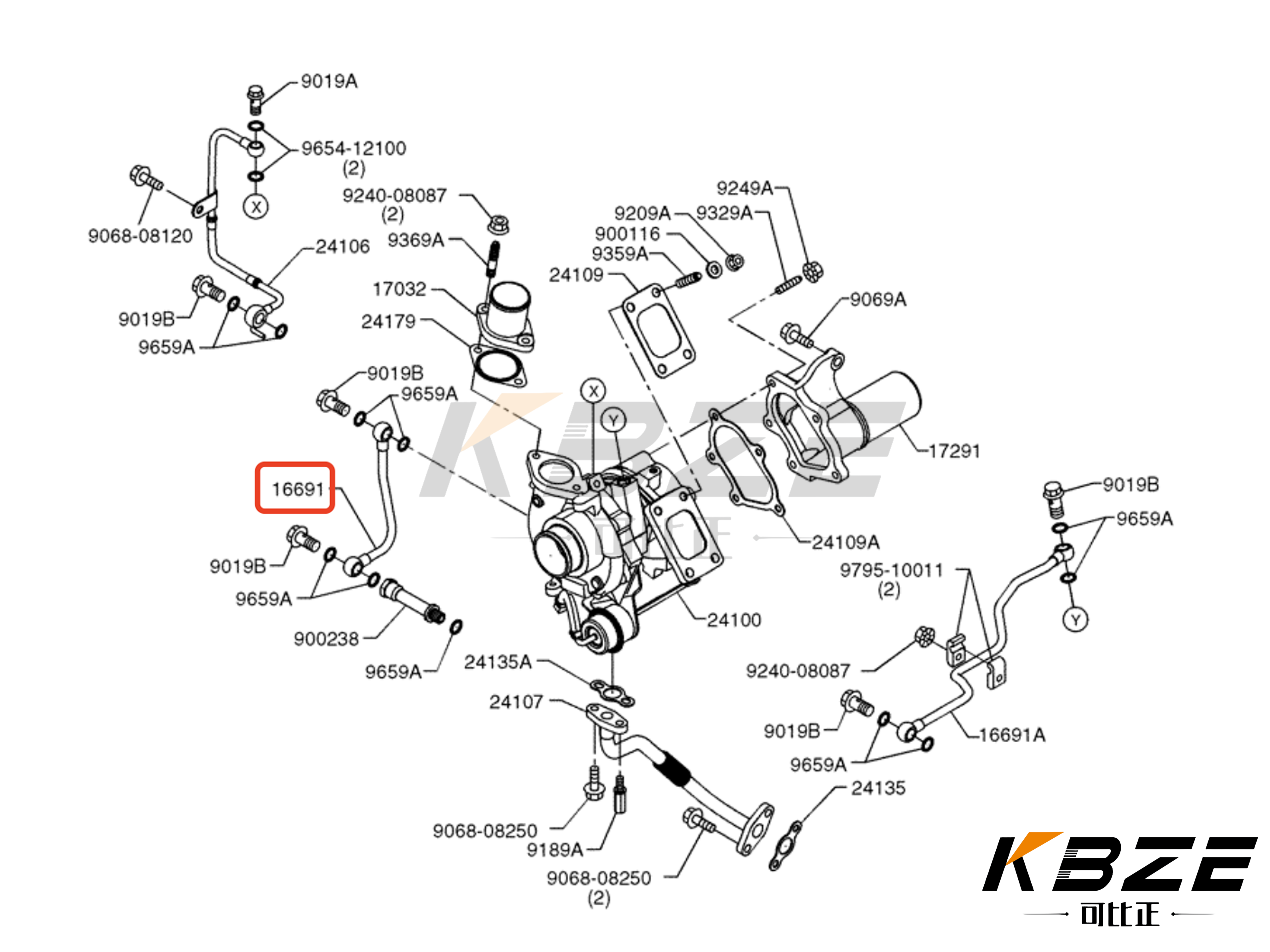 HIGH QUALITY J05 ENGINE FUEL SUPPLY PIPE VH166913730A FOR SK200-8 SK210 SK235 EXCAVATOR