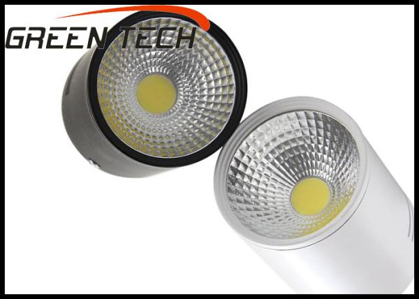 Black / White Aluminum LED Down Light Low Maintenance Cost 1000lm 220V