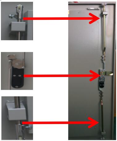Шкаф IP55 батареи приложений оборудования на открытом воздухе с анти- замком пункта похищения 3