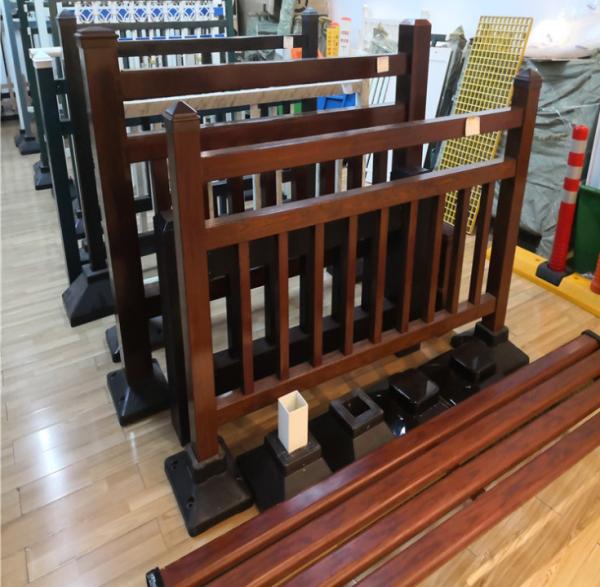 Sandalwood Colour FRP Pultruded Tube Handrail