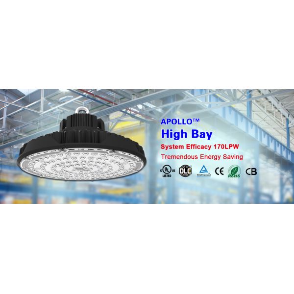 25500lm LED High Bay Gym Lighting / 150W Indoor Lighting With Diffused Cover
