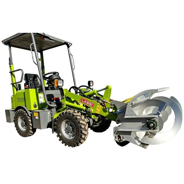 Multi-Functional Mini Wheel Loader with Quick Change Attachments, 4WD Off-Road Performance and 160Ah Lithium Battery