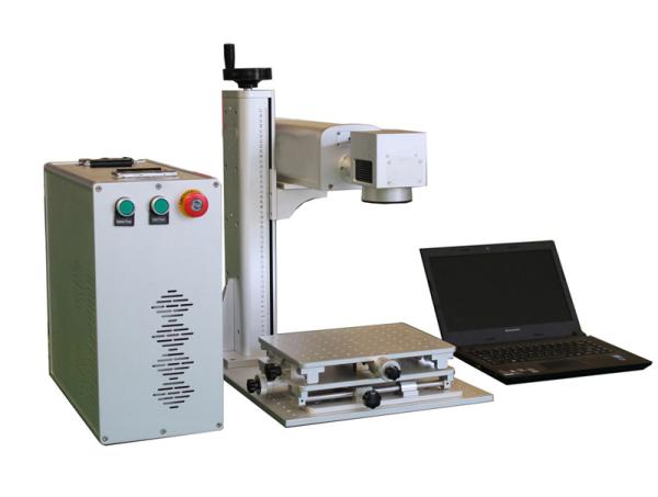 3 YEAR Mini Fiber Laser Marking Machine For Stainless Steel Metal Jewellery