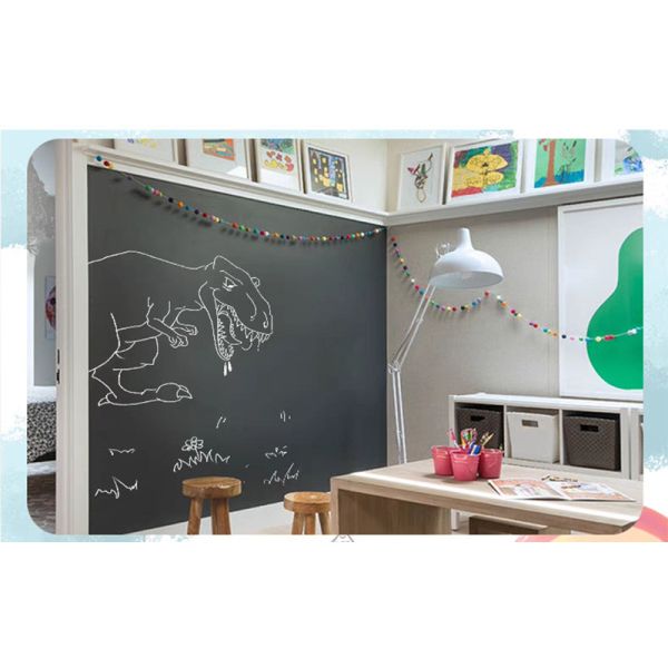 Movable Adhesive Blackboard Wall Sticker Vinyl Chalkboard Sticker For Teaching
