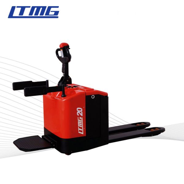 Walk Behind Electric Pallet Stacker Ergonomic Design Customized Lifting Height