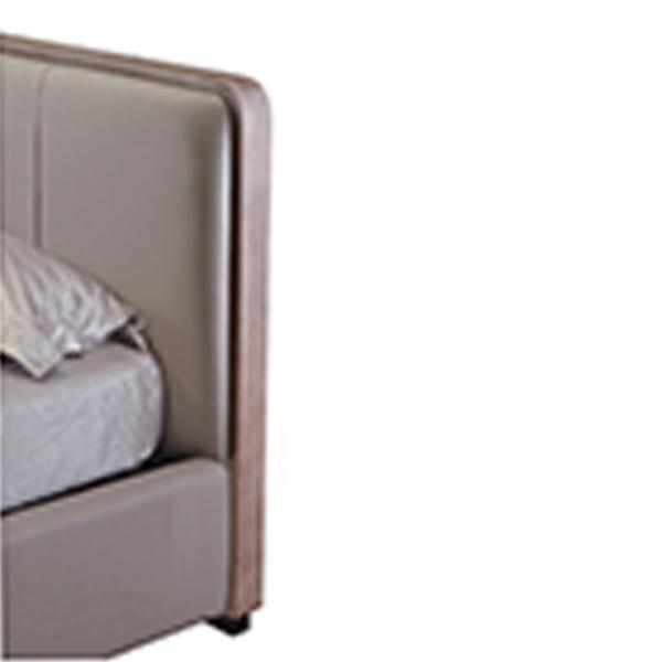 Multiscene Leather Ottoman Bed , Practical Queen Platform Bed With Storage
