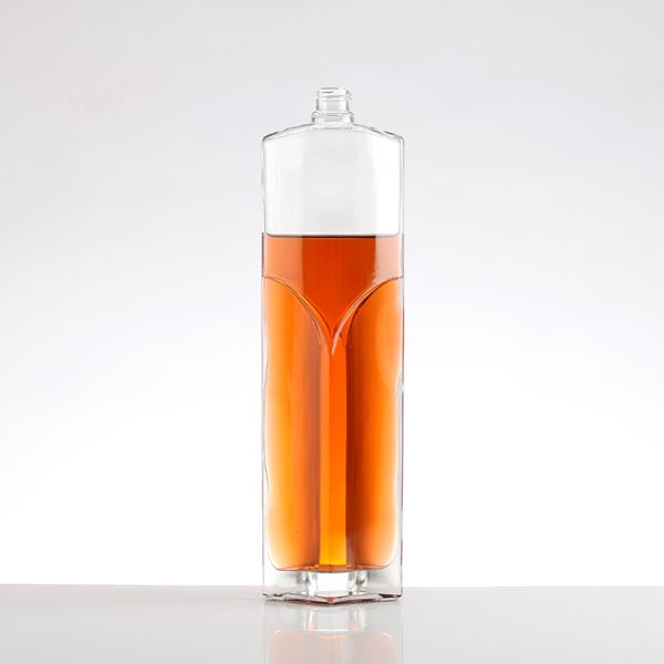 Botella de Vodka de vidro de estampação a quente Personalize sua garrafa com uma cor de sua escolha