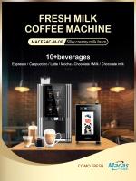 Máquina comercial de venda de chá e café com tela sensível ao toque