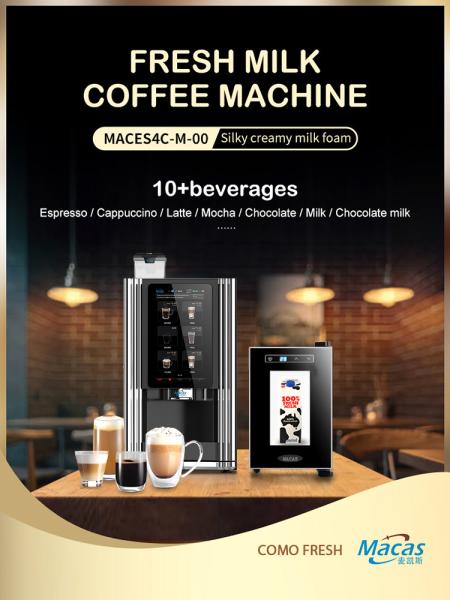 Máquina de venda automática de café de aço inoxidável