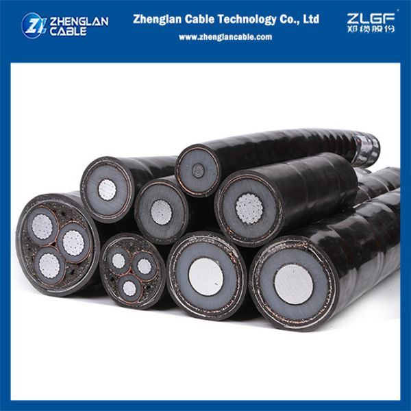 12/20KV XLPE Insulated CWS Screened MV Power Cable NA2XSY 1core 1x300/25mm2  IEC60502-2