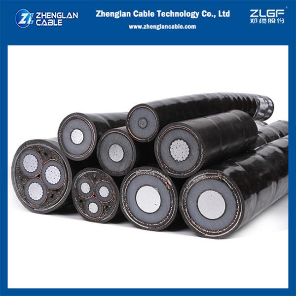 12/20KV XLPE Insulated CWS Screened MV Power Cable NA2XSY 1core 1x300/25mm2  IEC60502-2