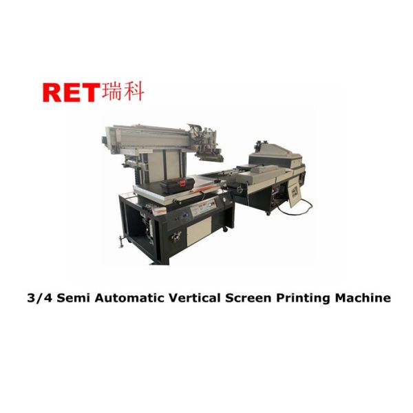 Industrial Semi Automatic Silk Screen Printing Machine For PVC / PET
