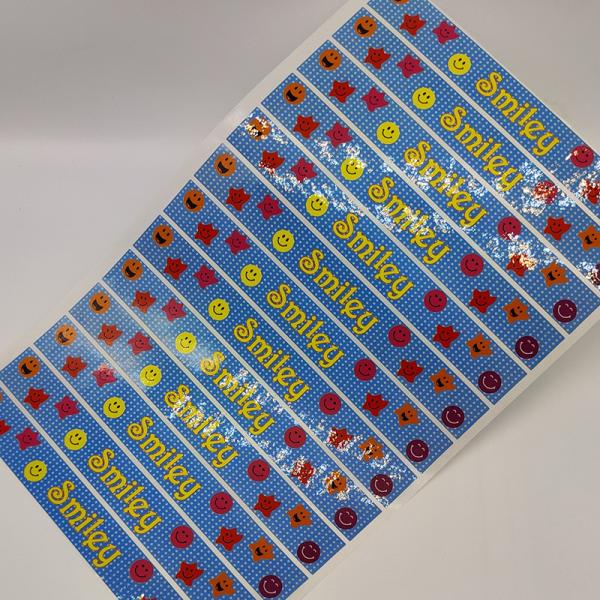 Offset Self Adhesive Label Stickers Customized CMYK Glossy Vinyl Sticker Paper