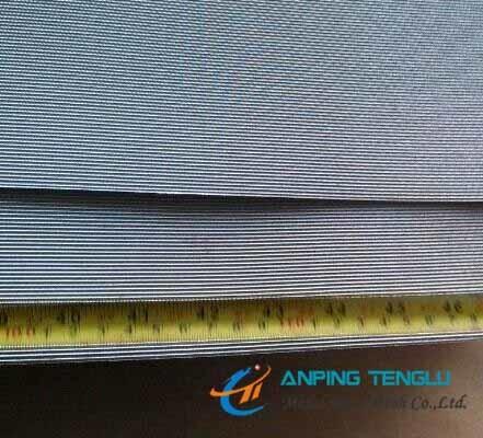 SS304 SS316 Dutch Weave Wire Mesh, 12×64mesh 0.58mm×0.40mm Wire Diameter