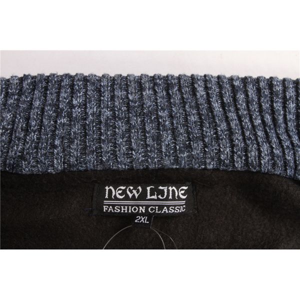 Stockpapa Male Casual zip up turtleneck sweater