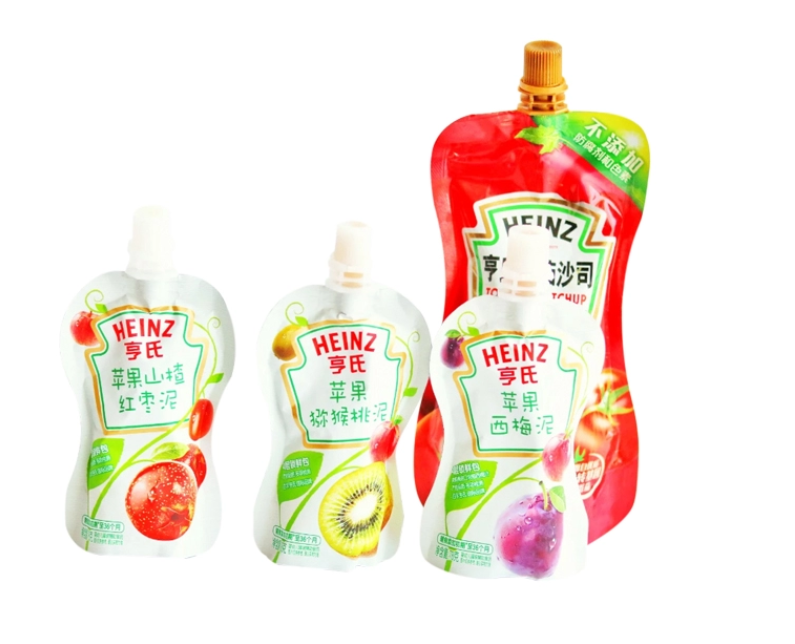 0.18mm Aluminum Foil Spouted Pouches Packaging Bags With Spout For Beverage
