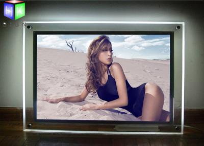 Wall Mounted Custom LED Light Box Sign Panels Picture Frame For Advertising
