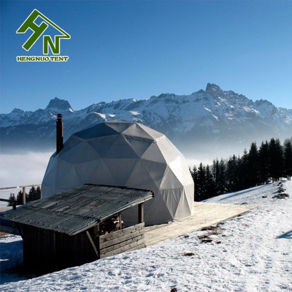 Big Transparent Bay Window Geodesic Dome Tent For Outdoor Event