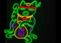 Presente do negócio da placa de Cat Neon Bar Signs Lighting da fortuna da cor do RGB