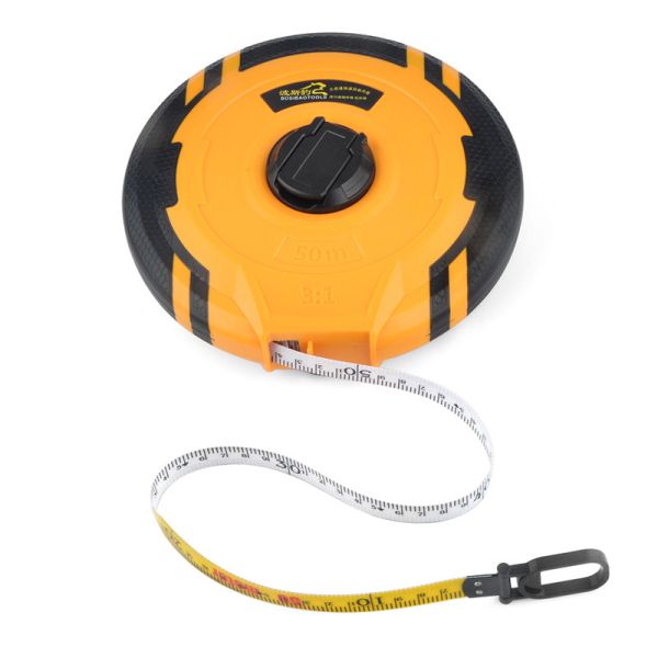 Wintape водонепроницаемая промышленный класс 50m Дальний инструмент обследования для измерения трехскоростной нейлоновой покрытой ленты