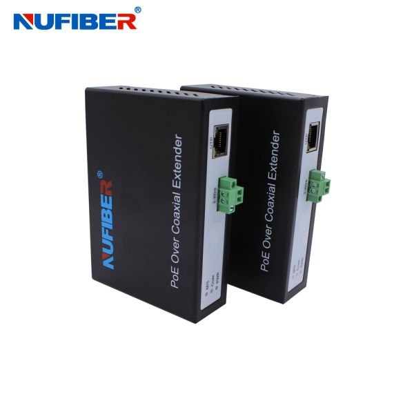 IP Over 2 Wire POE Ethernet Over Twisted Pair Converter DC52V For CCTV Camera
