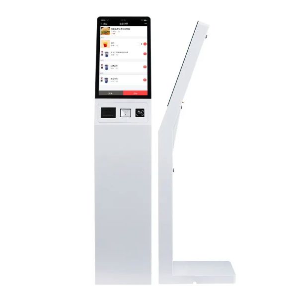 18.5  inch touchscreen self service ticket kiosk win10 windows intel i3 4+128GB  payment kiosk small pos kiosk machine