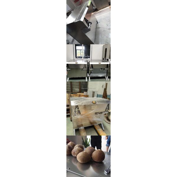 High Efficiency Coconut Husk Pealing Machine Easy Operate Coconut Husk Shredder Machine