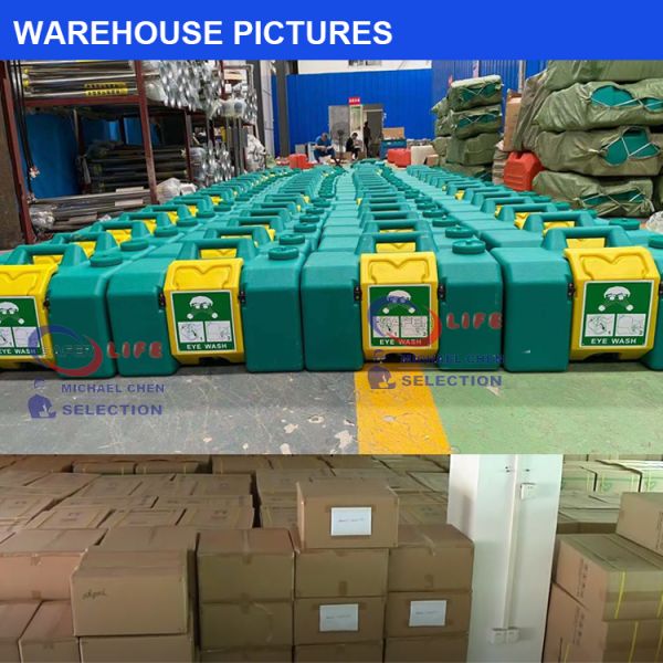 China manufacturer wall mounted eyewash station Portable wall mounted eye wash station with mirror