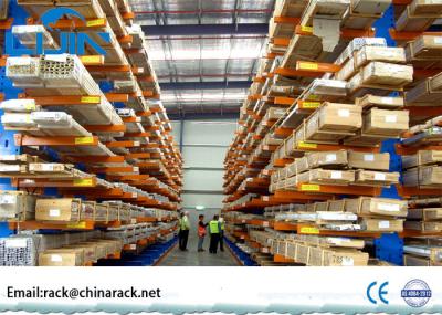 As cremalheiras industriais industriais do metal, armazém laminam o rei de aço Cantilever Rack