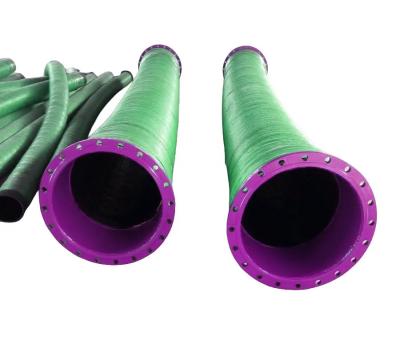 tuyau de minage en caoutchouc flexible en tissu synthétique 10-22 bar pour le transport des boues