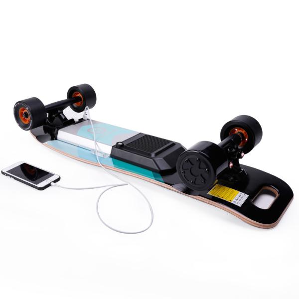 High Powered Wireless Electric Skateboard Long Board With 237.6Wh 18650 Battery
