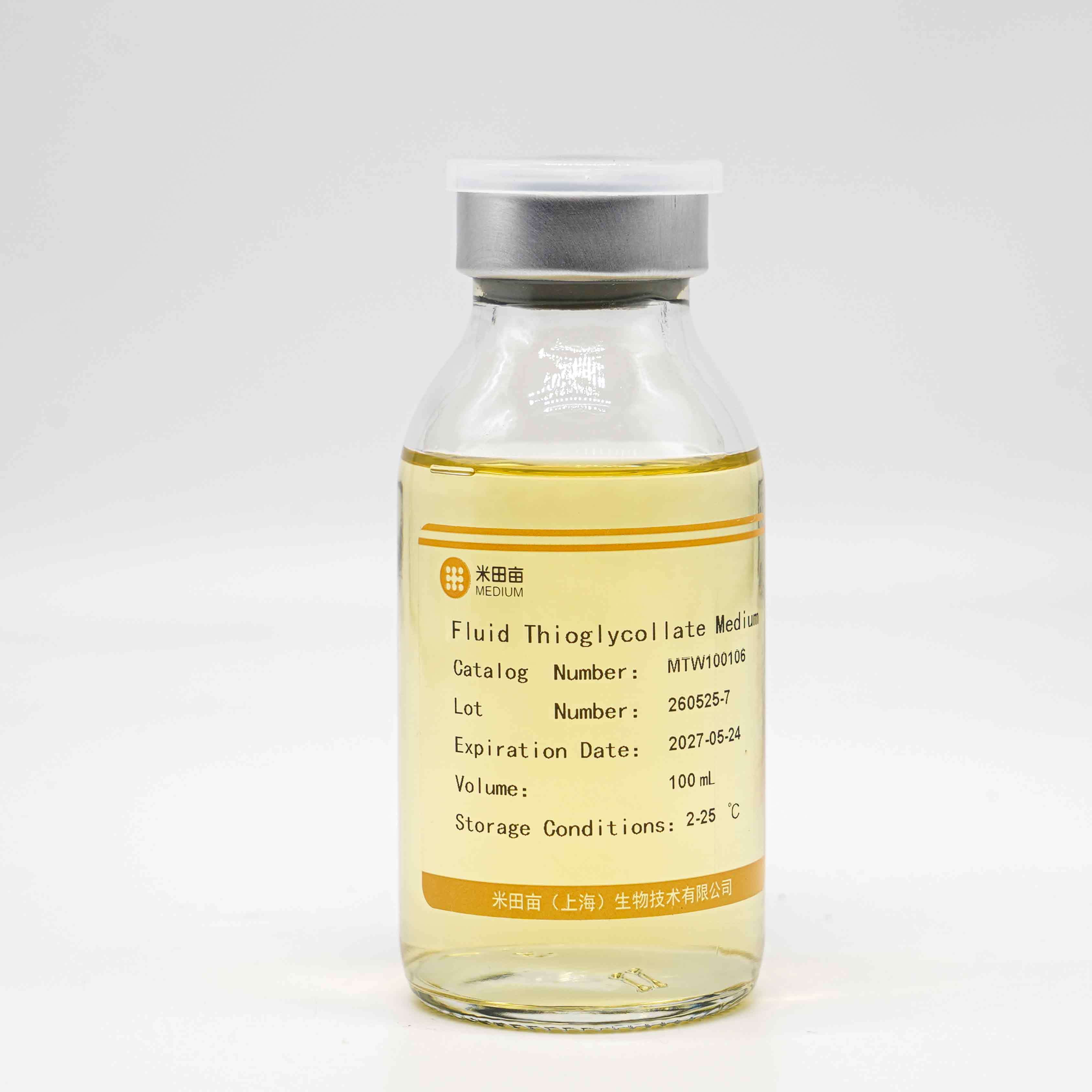 Tryptic Soy Broth TSB Sterile Bottled Culture Medium Ready to Use Custom Volume